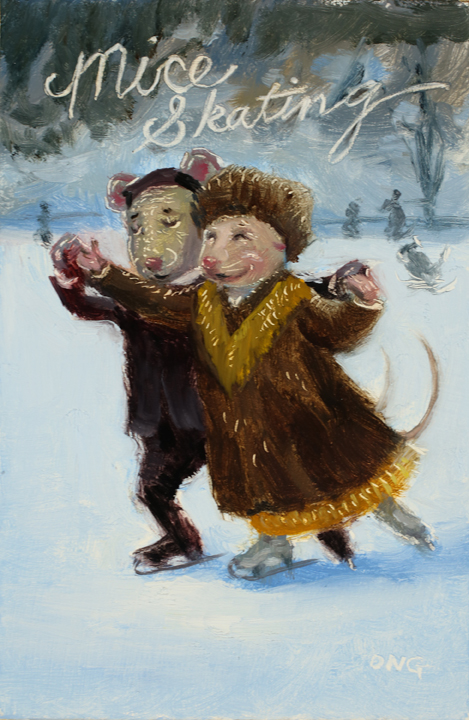 Mice Skating
